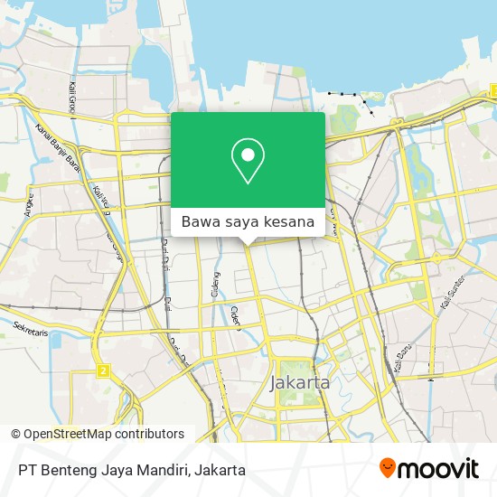 Peta PT Benteng Jaya Mandiri