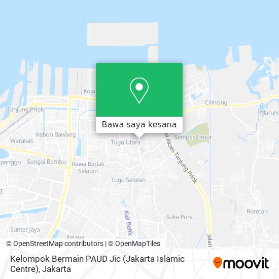 Peta Kelompok Bermain PAUD Jic (Jakarta Islamic Centre)