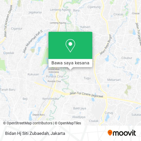 Peta Bidan Hj Siti Zubaedah