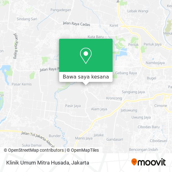 Peta Klinik Umum Mitra Husada