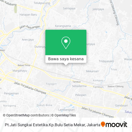 Peta Pt.Jati Sungkai Estetika.Kp.Bulu Setia Mekar