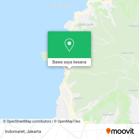 Peta Indomaret, Jalan Raya Pelabuhan Merak