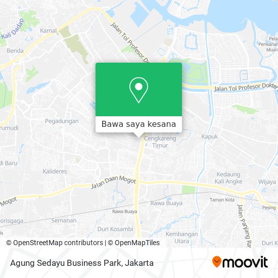 Peta Agung Sedayu Business Park