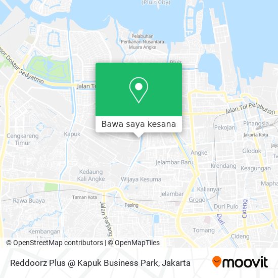 Peta Reddoorz Plus @ Kapuk Business Park