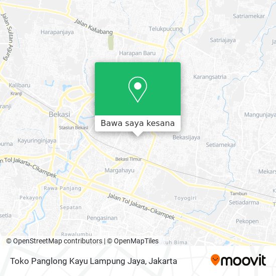 Peta Toko Panglong Kayu Lampung Jaya