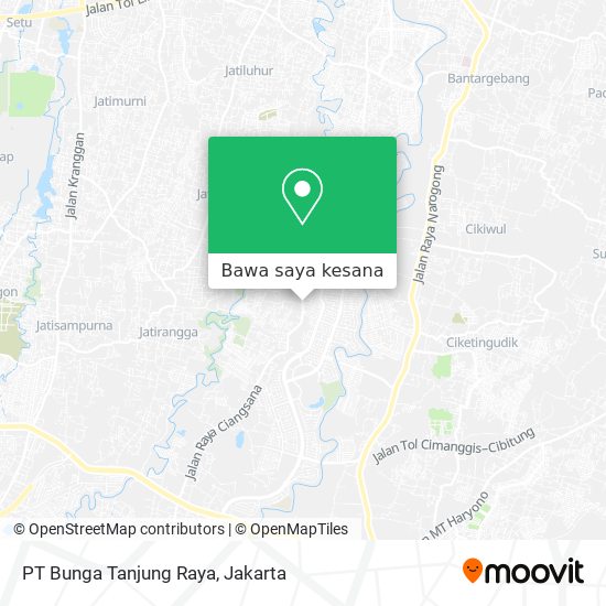 Peta PT Bunga Tanjung Raya
