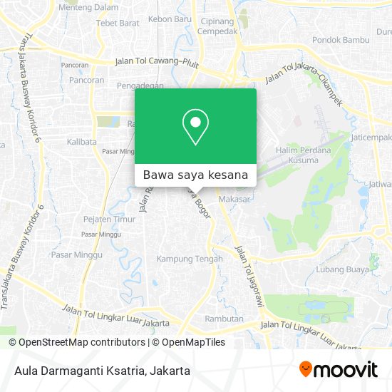 Peta Aula Darmaganti Ksatria