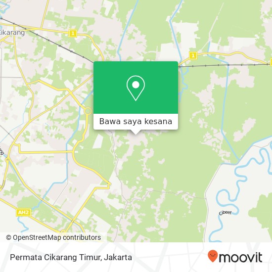 Peta Permata Cikarang Timur, Cikarang Timur