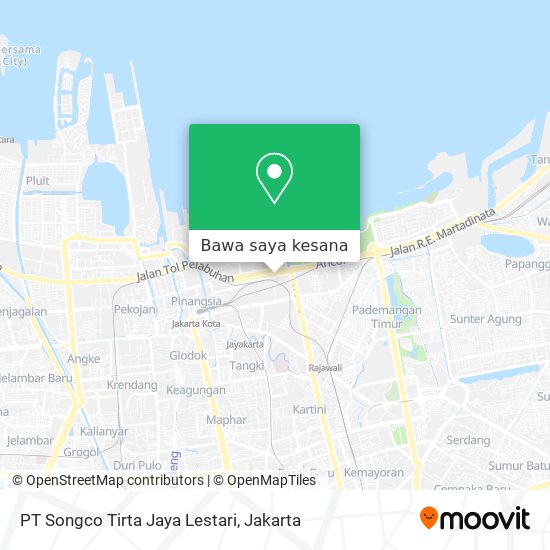 Peta PT Songco Tirta Jaya Lestari