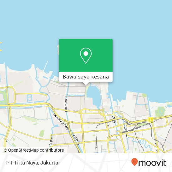 Peta PT Tirta Naya, Jalan Pluit Utara Raya