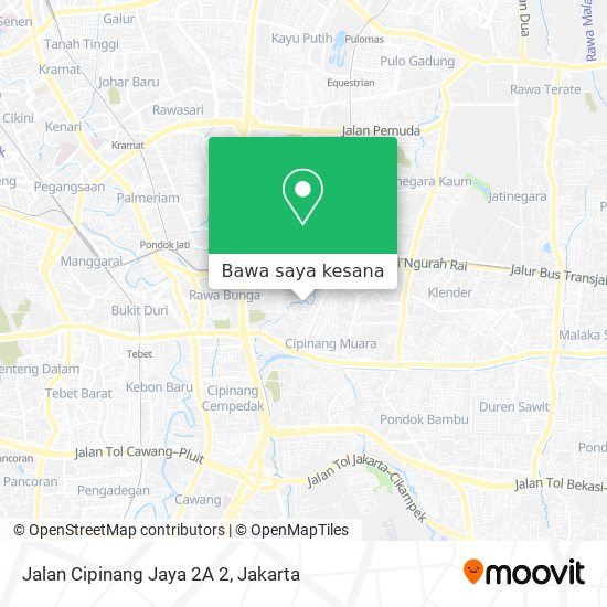 Peta Jalan Cipinang Jaya 2A 2