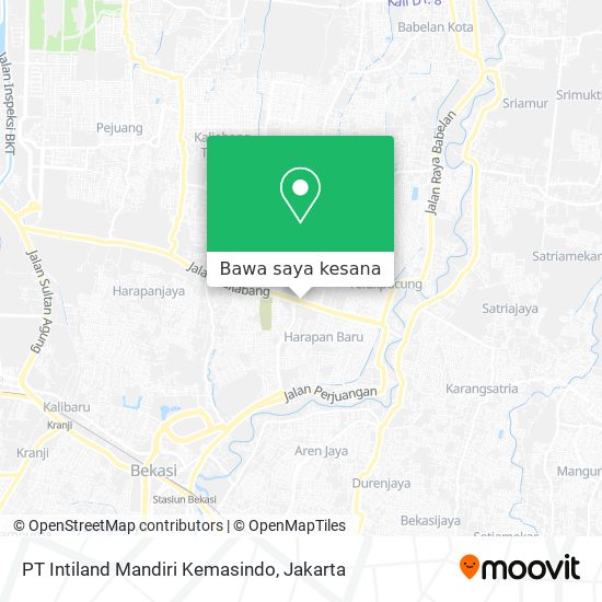 Peta PT Intiland Mandiri Kemasindo