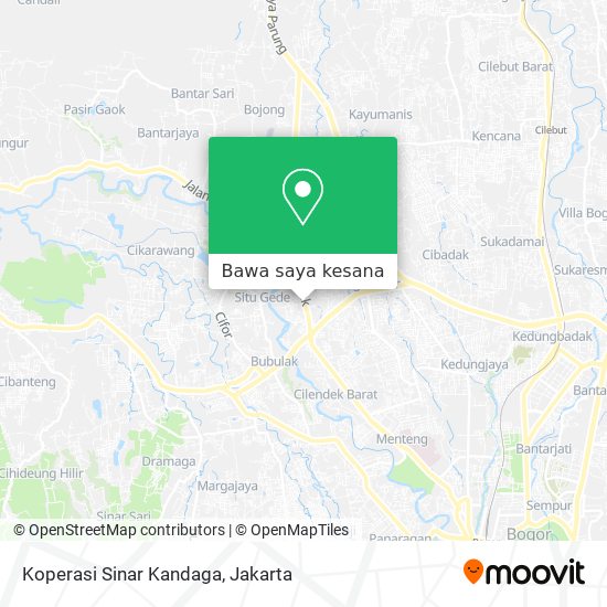 Peta Koperasi Sinar Kandaga