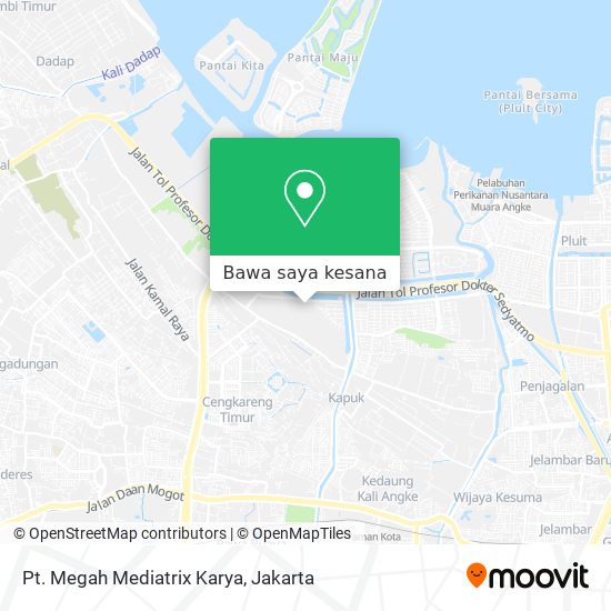 Peta Pt. Megah Mediatrix Karya
