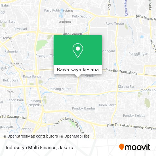 Peta Indosurya Multi Finance