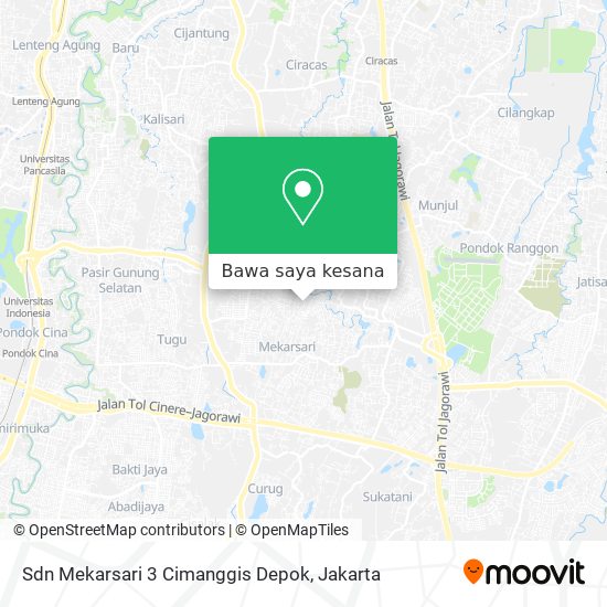 Peta Sdn Mekarsari 3 Cimanggis Depok