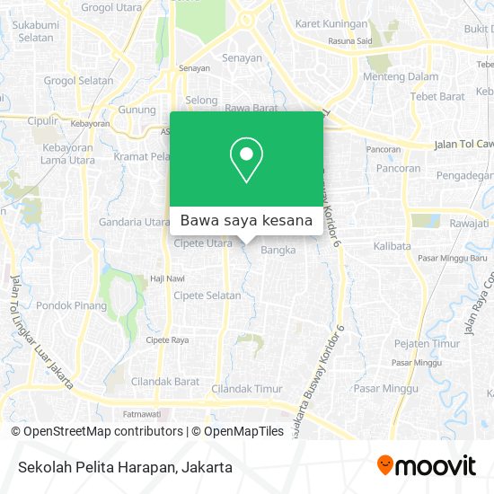 Peta Sekolah Pelita Harapan