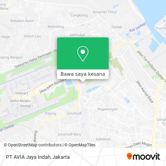 Peta PT AVIA Jaya Indah