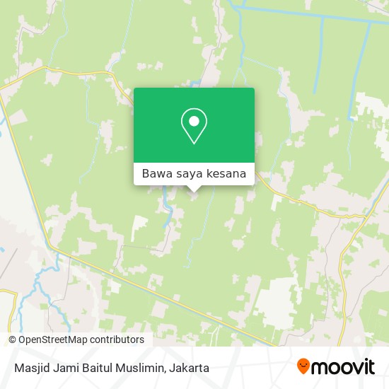 Peta Masjid Jami Baitul Muslimin