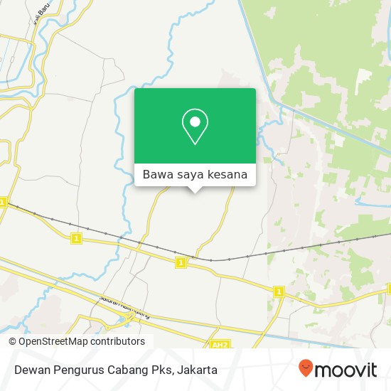 Peta Dewan Pengurus Cabang Pks