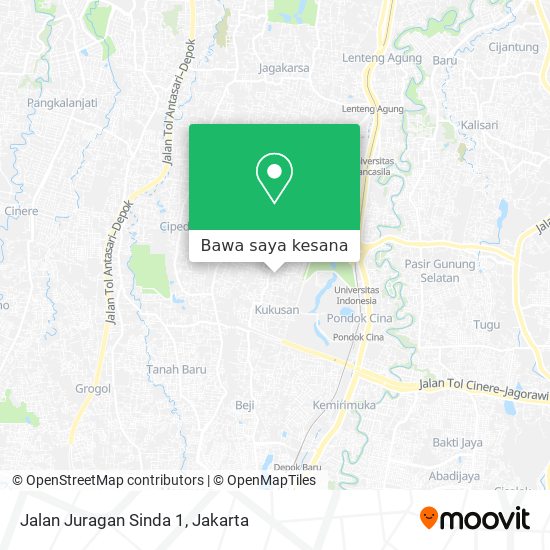 Peta Jalan Juragan Sinda 1