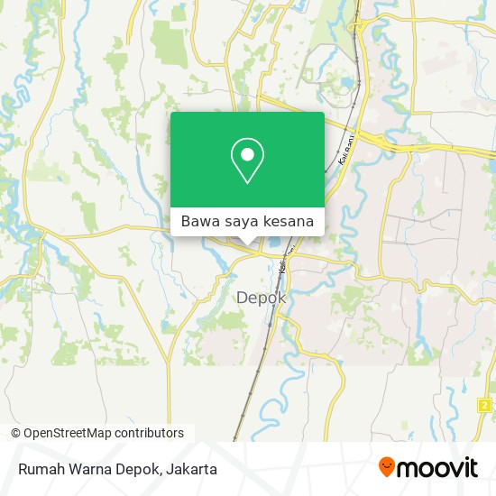 Peta Rumah Warna Depok