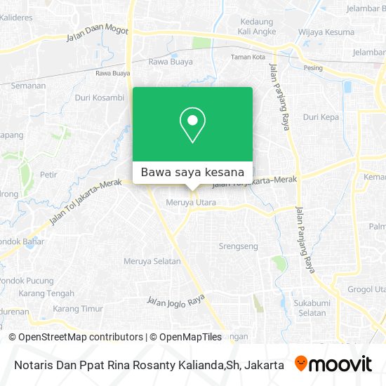 Peta Notaris Dan Ppat Rina Rosanty Kalianda,Sh