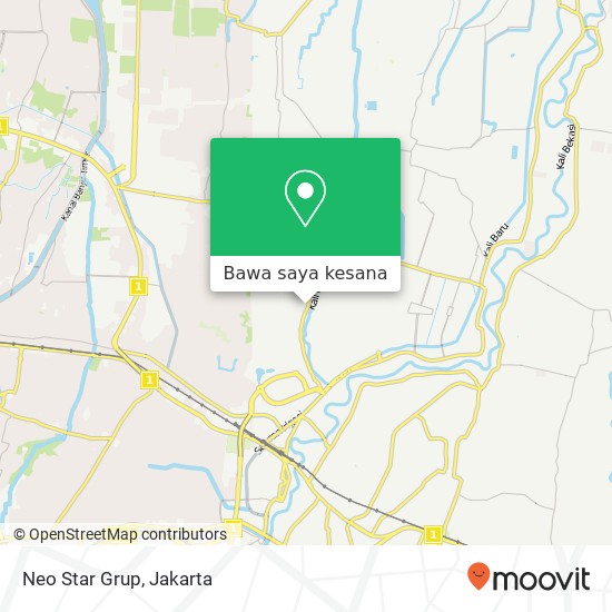 Peta Neo Star Grup, Jalan K. H. Muchtar Tabrani Bekasi Utara