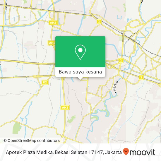 Peta Apotek Plaza Medika, Bekasi Selatan 17147