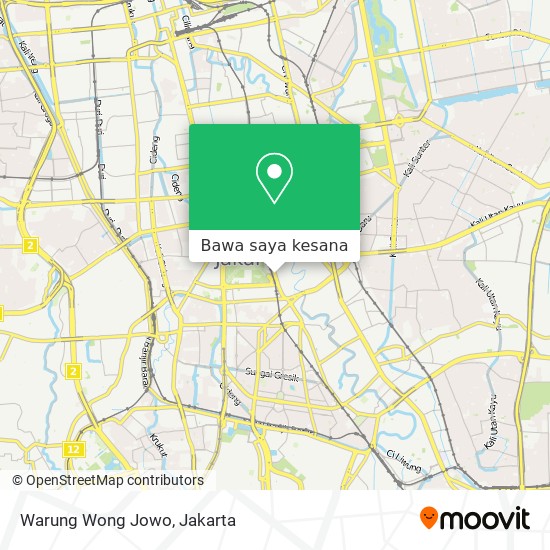 Peta Warung Wong Jowo