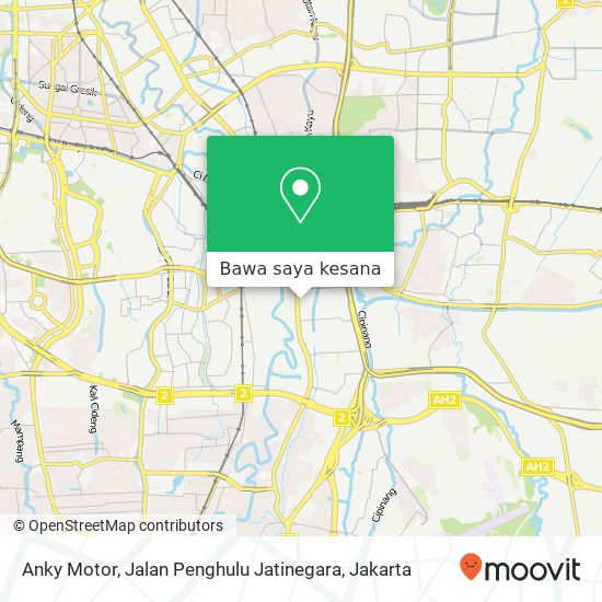 Peta Anky Motor, Jalan Penghulu Jatinegara