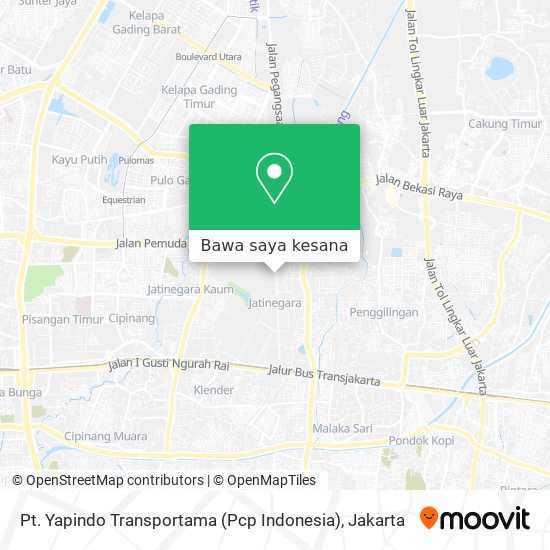 Peta Pt. Yapindo Transportama (Pcp Indonesia)