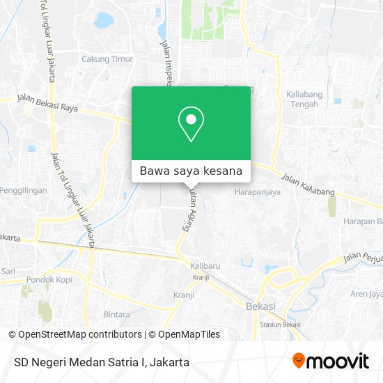 Peta SD Negeri Medan Satria I