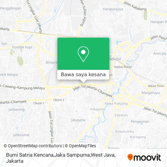 Peta Bumi Satria Kencana,Jaka Sampurna,West Java