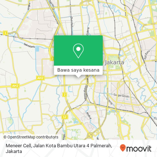 Peta Meneer Cell, Jalan Kota Bambu Utara 4 Palmerah