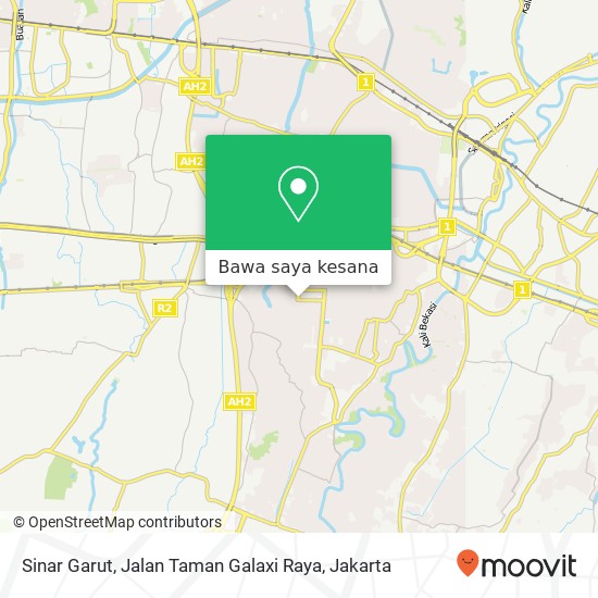 Peta Sinar Garut, Jalan Taman Galaxi Raya