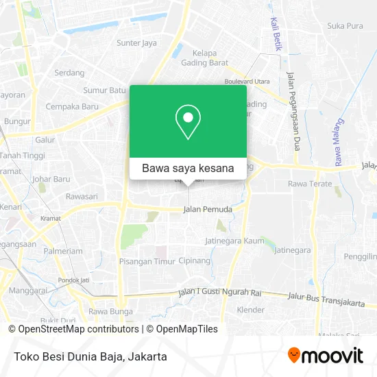 Peta Toko Besi Dunia Baja