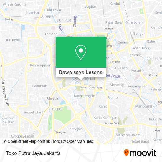 Peta Toko Putra Jaya