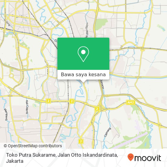 Peta Toko Putra Sukarame, Jalan Otto Iskandardinata