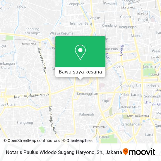 Peta Notaris Paulus Widodo Sugeng Haryono, Sh.