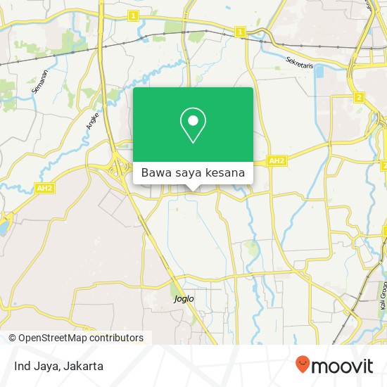 Peta Ind Jaya, Jalan Meruya Ilir