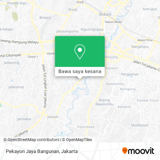 Peta Pekayon Jaya Bangunan