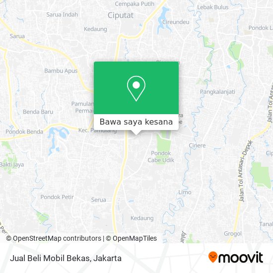 Peta Jual Beli Mobil Bekas