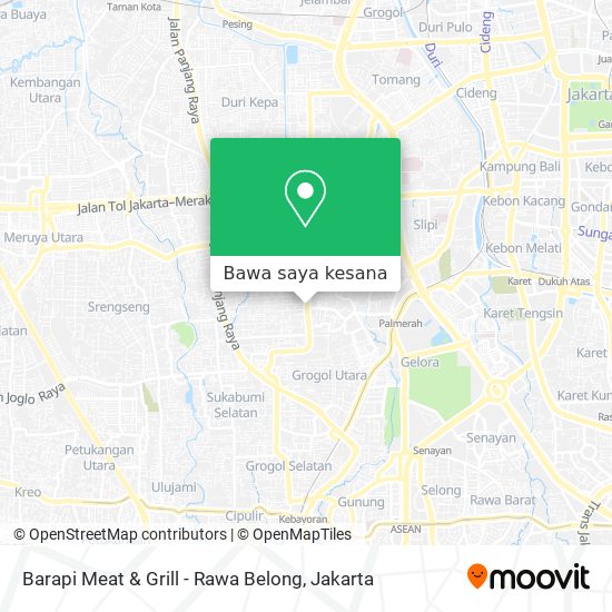 Peta Barapi Meat & Grill - Rawa Belong