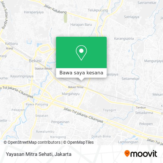 Peta Yayasan Mitra Sehati