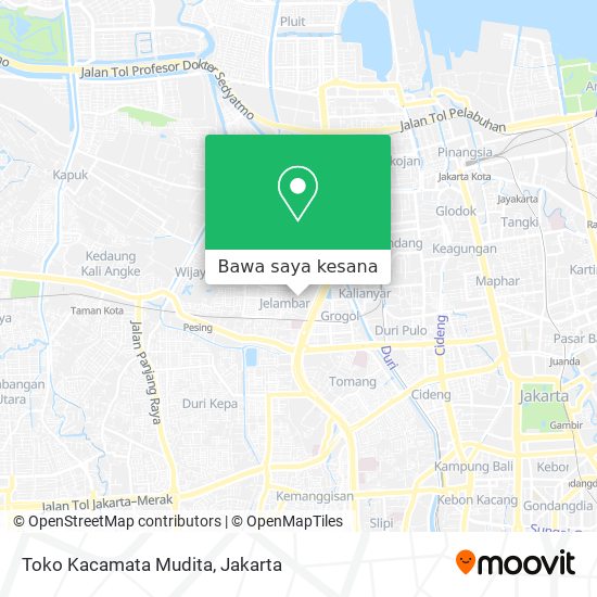 Peta Toko Kacamata Mudita