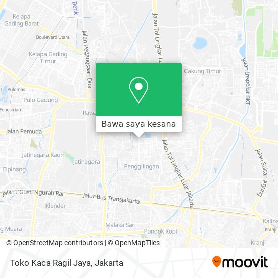 Peta Toko Kaca Ragil Jaya