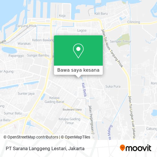 Peta PT Sarana Langgeng Lestari