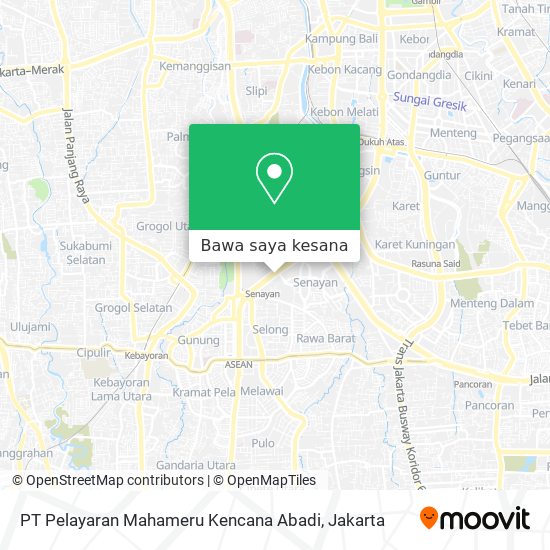 Peta PT Pelayaran Mahameru Kencana Abadi