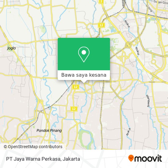 Peta PT Jaya Warna Perkasa